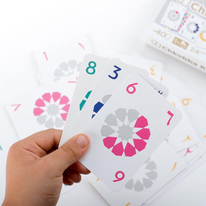 Chkobba Kids Numbers Card Game - The Crib