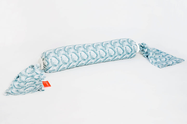 bbhugme nursing pillow feather blue vanilla