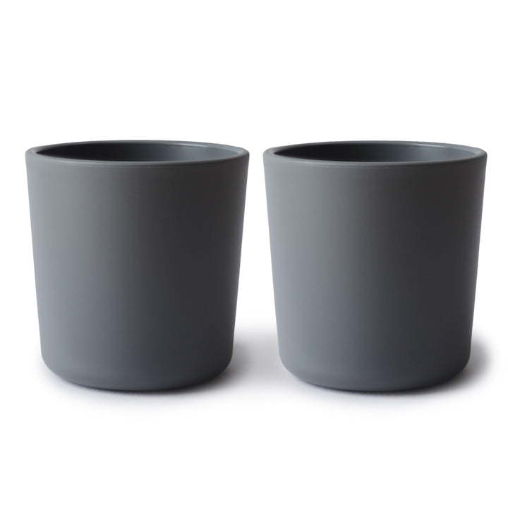 Mushie Dinnerware Cup Set of 2 Smoke