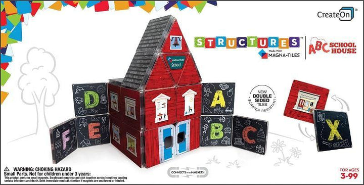 Magna-Tiles® ABC Schoolhouse - The Crib