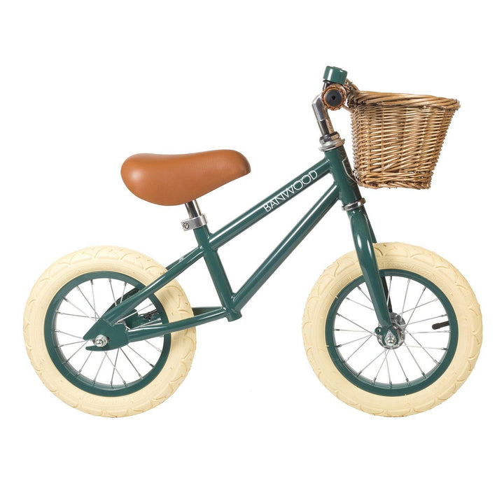 Balance Bike First Go - Dark Green - The Crib