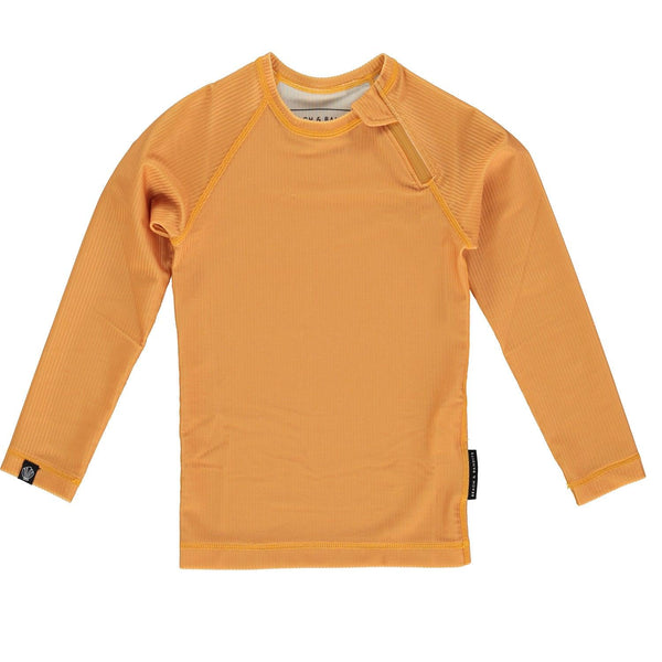 Golden Ribbed Long Sleeve Tee - The Crib