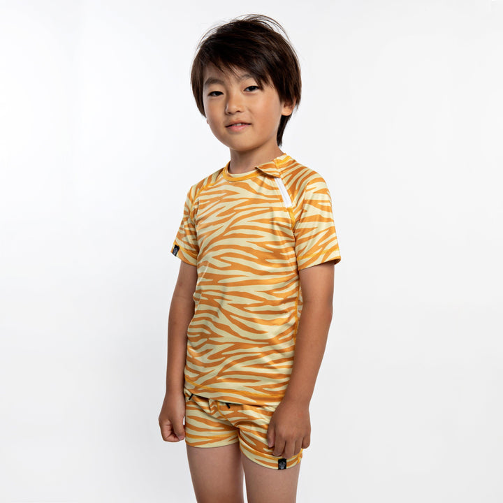 Golden Tiger Swim Short - The Crib