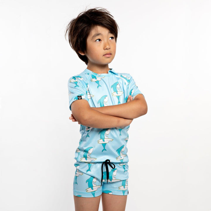 Shark Dude Swim Short - The Crib