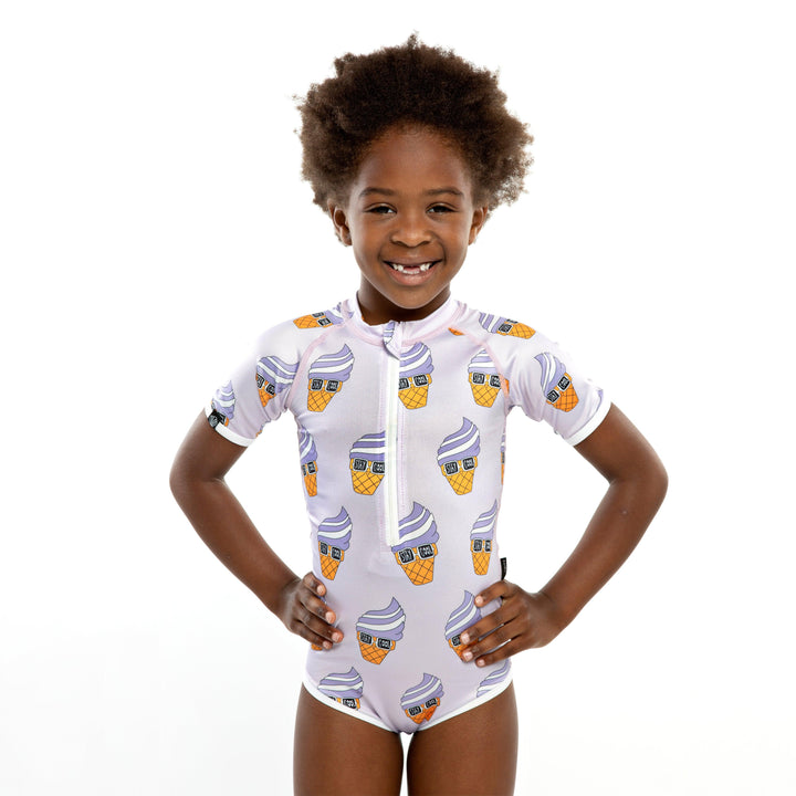 Stay Cool Short Sleeve Swimsuit - The Crib