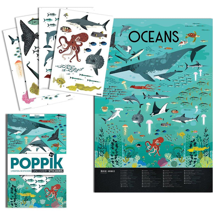 Discovery Stickers - Oceans - The Crib