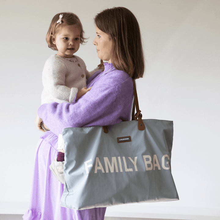 Family Bag - Grey - The Crib