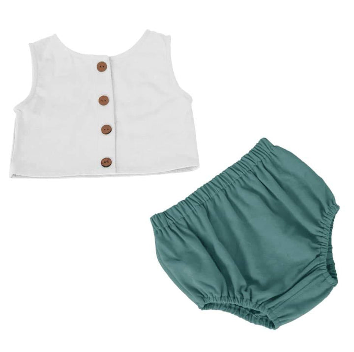 Jessie Vest Top and Bloomer Set - The Crib