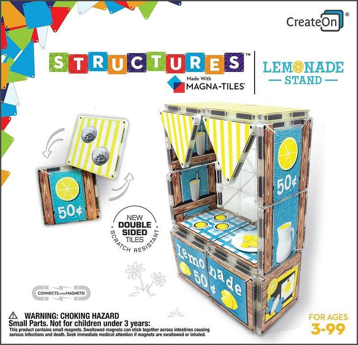 Magna-Tiles® Dollars and Cents Lemonade Stand - The Crib