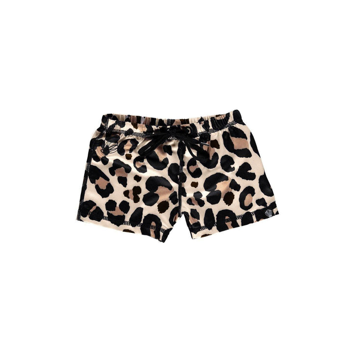 beach & bandits leopard shark swimshort front