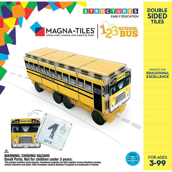 Magna-Tiles® 123 School Bus - The Crib