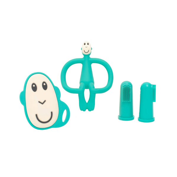 Matchstick Monkey Teething Starter Set Green