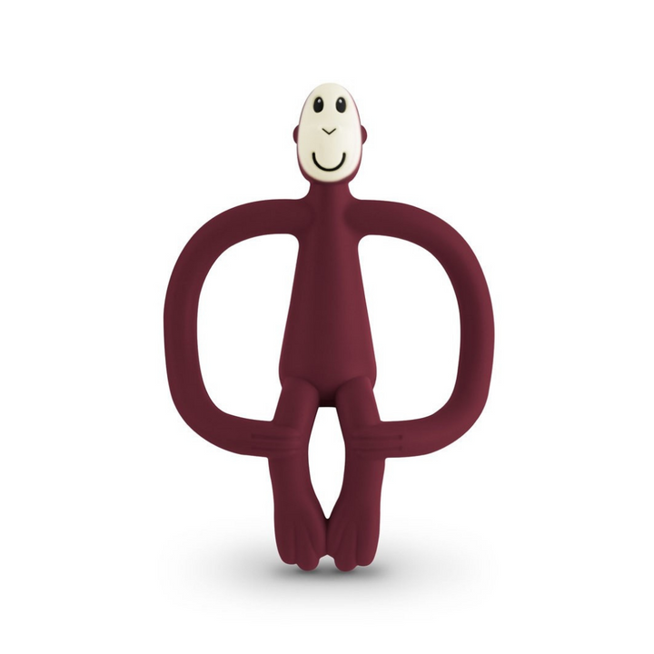 Matchstick Monkey Original Teething Toy Nordic Range Claret