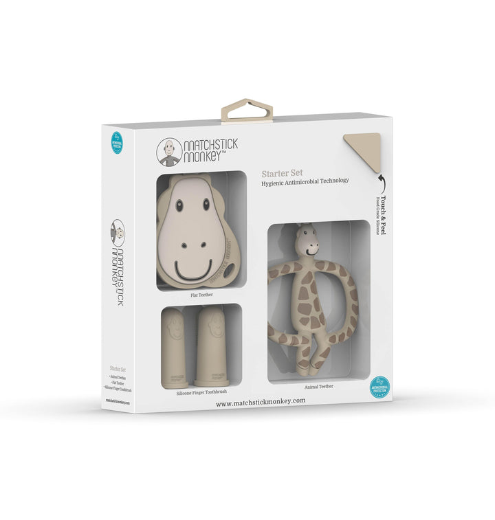 Matchstick Monkey Teething Starter Set Giraffe