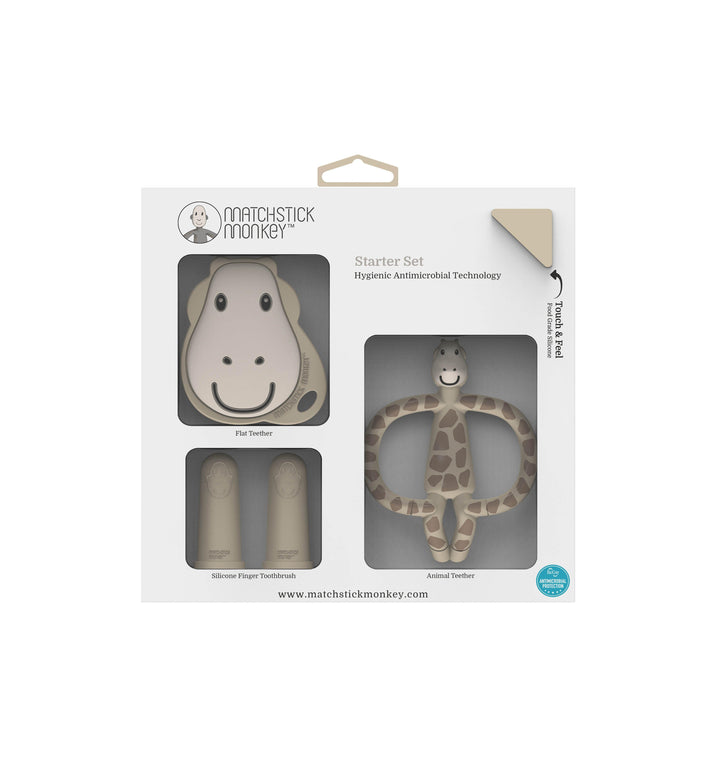 Matchstick Monkey Teething Starter Set Giraffe