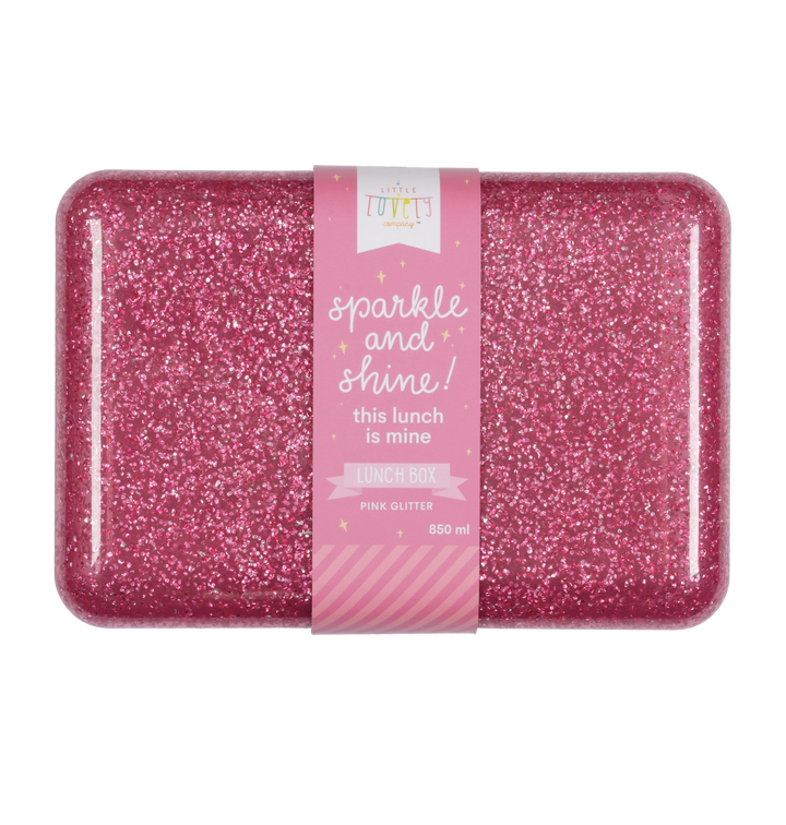 Lunch Box - Glitter Pink - The Crib