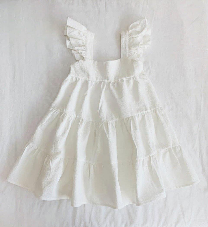 Samantha Linen and Cotton Dress - The Crib