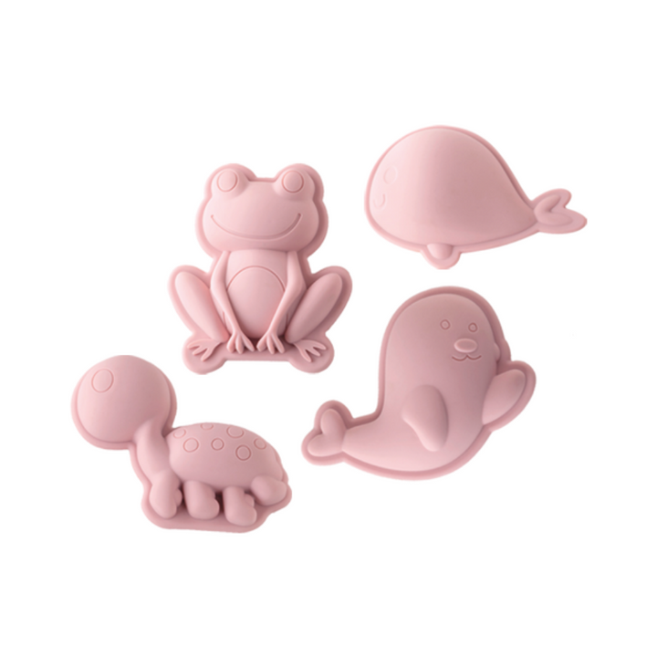 Scrunch molds dusty rose