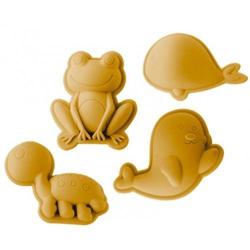 Scrunch molds pastel yellow