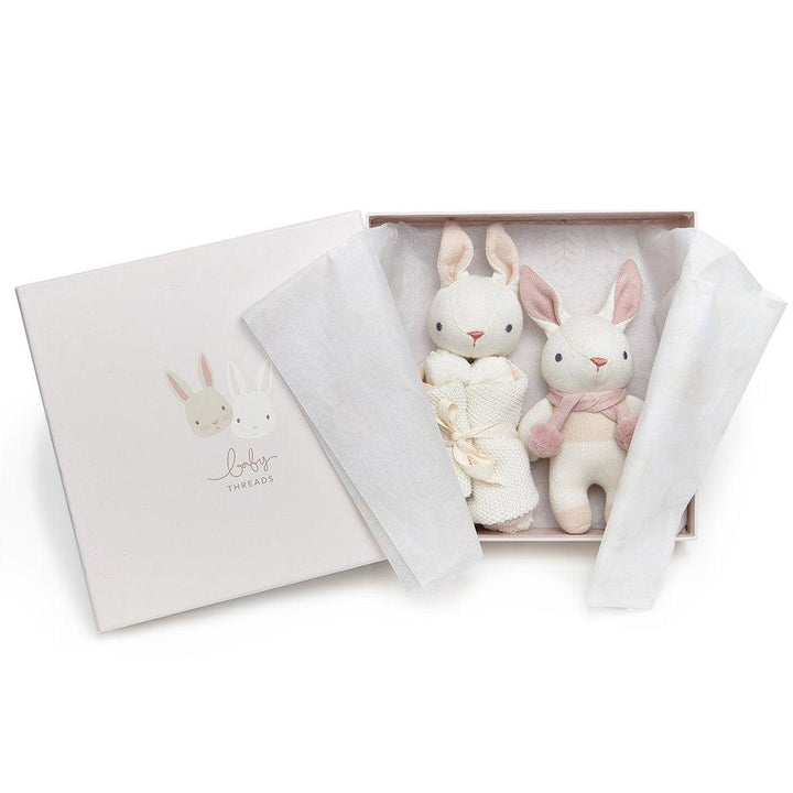 Baby Threads Bunny Gift Set - Taupe - The Crib