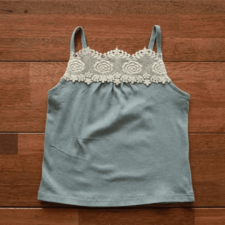 Lace Vest Top - The Crib