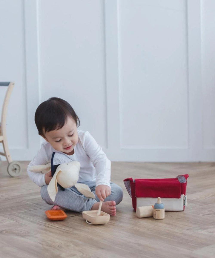 Wooden Doll Feeding Set - The Crib