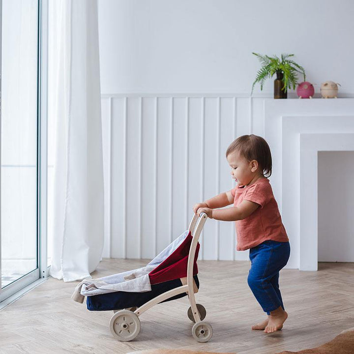 Wooden Doll Stroller - The Crib