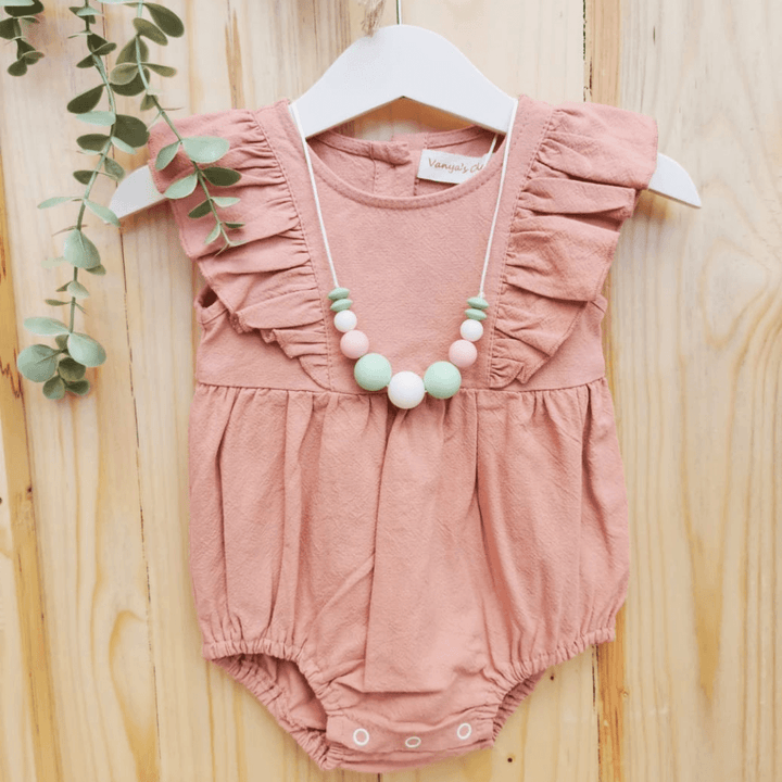 Isabella Romper - Solid Color - The Crib