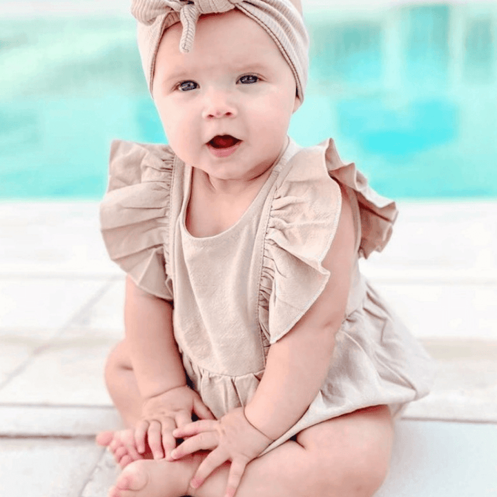 Isabella Romper - Solid Color - The Crib