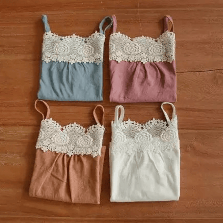 Lace Vest Top - The Crib